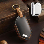 For Kia K3 / K5 2024 Hallmo Crazy Horse Cowhide Car Key Protection Cover, For Kia K3 5-button, For Kia K3 6-button, For Kia K3 7-button, For Kia K3 8-button, For Kia K3 9-button