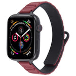 Correia de Relógio Magnética Slim em Silicone em Forma de I, Para Apple Watch 46mm / 49mm / 45mm / 44mm, Para Apple Watch 42mm / 41mm / 40mm / 38mm