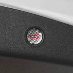 For Tesla Model 3 2019-2023 / Y 2019-2024 Carbon Fiber Car Trunk Button Decorative Sticker, For Tesla Model 3 2019-2023 / Y 2019-2024 Car Trunk Button
