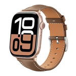 Pulseira de Relógio em Pele de Grão Fino Black Shark xDfind, Para Apple Watch 42 / 44 / 45 / 46 / 49mm, Para Apple Watch 38 / 40 / 41 / S10 42mm