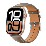 Pulseira de Relógio em Pele de Grão Fino Black Shark xDfind, Para Apple Watch 42 / 44 / 45 / 46 / 49mm, Para Apple Watch 38 / 40 / 41 / S10 42mm