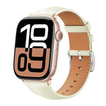 Pulseira de Relógio em Pele de Grão Fino Black Shark xDfind, Para Apple Watch 42 / 44 / 45 / 46 / 49mm, Para Apple Watch 38 / 40 / 41 / S10 42mm