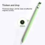 Capa protetora antiderrapante de silicone cor menta contrastante, para Apple Pencil 1, para Apple Pencil 2