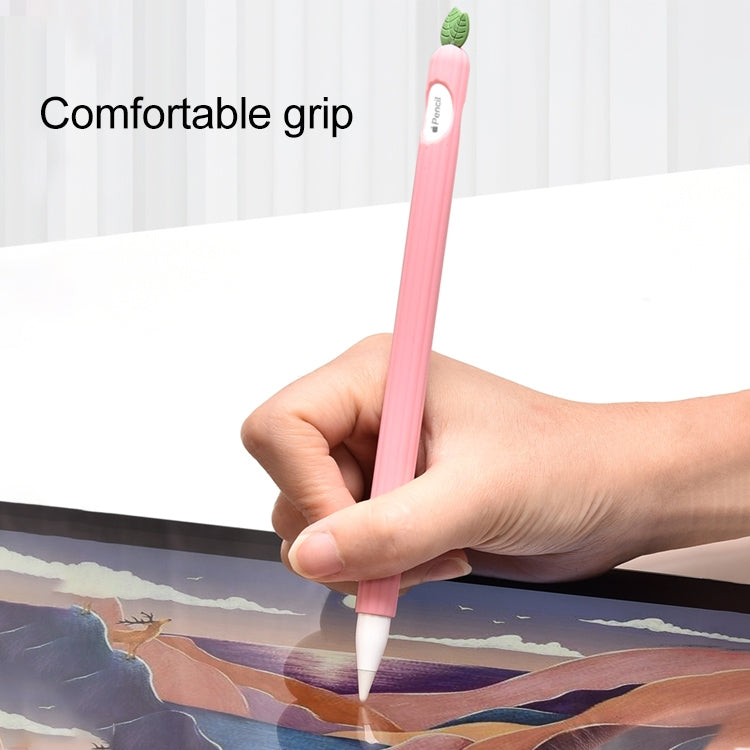 Capa protetora antiderrapante de silicone cor menta contrastante, para Apple Pencil 1, para Apple Pencil 2