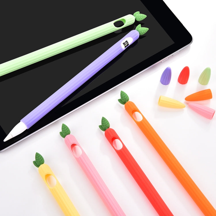 Capa protetora antiderrapante de silicone cor menta contrastante, para Apple Pencil 1, para Apple Pencil 2