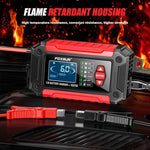 FOXSUR FTC-1206 2 in 1 12V Charging Tester Integrated Machine Car Motorcycle Battery Charger Tester, EU Plug, US Plug, UK Plug, AU Plug