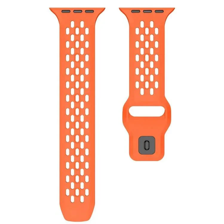 Pulseira de Relógio em Silicone com Fivela Invertida de Malha xDfind, Para Apple Watch 46mm / 49mm / 45mm / 44mm, Para Apple Watch 42mm / 41mm / 40mm / 38mm