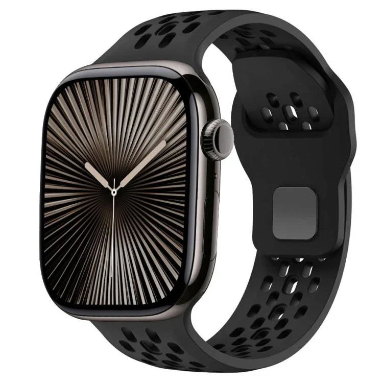 Pulseira de Relógio em Silicone com Fivela Invertida de Malha xDfind, Para Apple Watch 46mm / 49mm / 45mm / 44mm, Para Apple Watch 42mm / 41mm / 40mm / 38mm