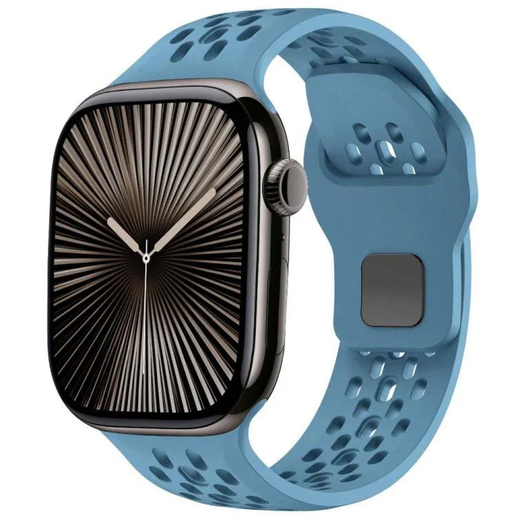Pulseira de Relógio em Silicone com Fivela Invertida de Malha xDfind, Para Apple Watch 46mm / 49mm / 45mm / 44mm, Para Apple Watch 42mm / 41mm / 40mm / 38mm