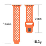 Pulseira de Relógio em Silicone com Fivela Invertida de Malha xDfind, Para Apple Watch 46mm / 49mm / 45mm / 44mm, Para Apple Watch 42mm / 41mm / 40mm / 38mm