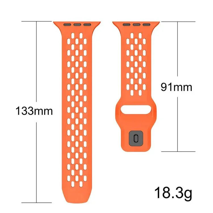Pulseira de Relógio em Silicone com Fivela Invertida de Malha xDfind, Para Apple Watch 46mm / 49mm / 45mm / 44mm, Para Apple Watch 42mm / 41mm / 40mm / 38mm