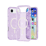 Terminator Style Glitter Powder MagSafe Magnetic Phone Case, For iPhone 17 Pro Max, For iPhone 17 Pro, For iPhone 17, For iPhone Air