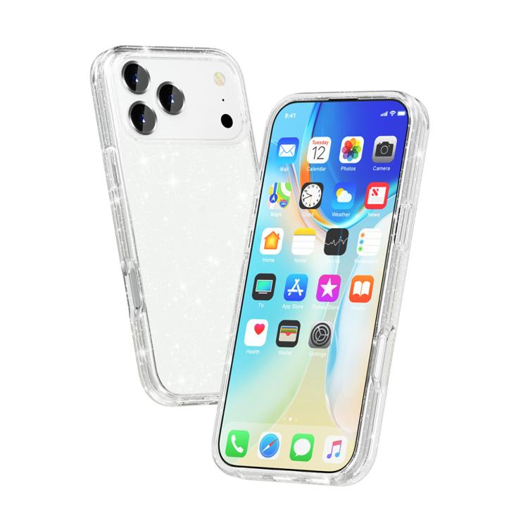 Capa de telemóvel resistente a choques com pó brilhante Terminator, para iPhone 17 Pro Max, para iPhone 17 Pro, para iPhone 17, para iPhone Air