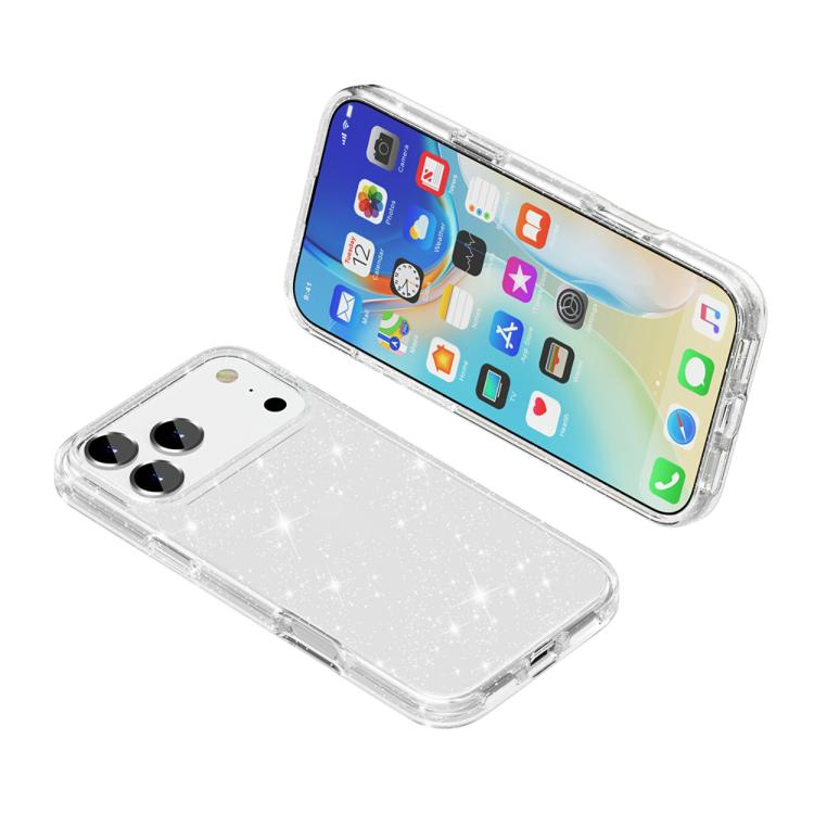 Capa de telemóvel resistente a choques com pó brilhante Terminator, para iPhone 17 Pro Max, para iPhone 17 Pro, para iPhone 17, para iPhone Air