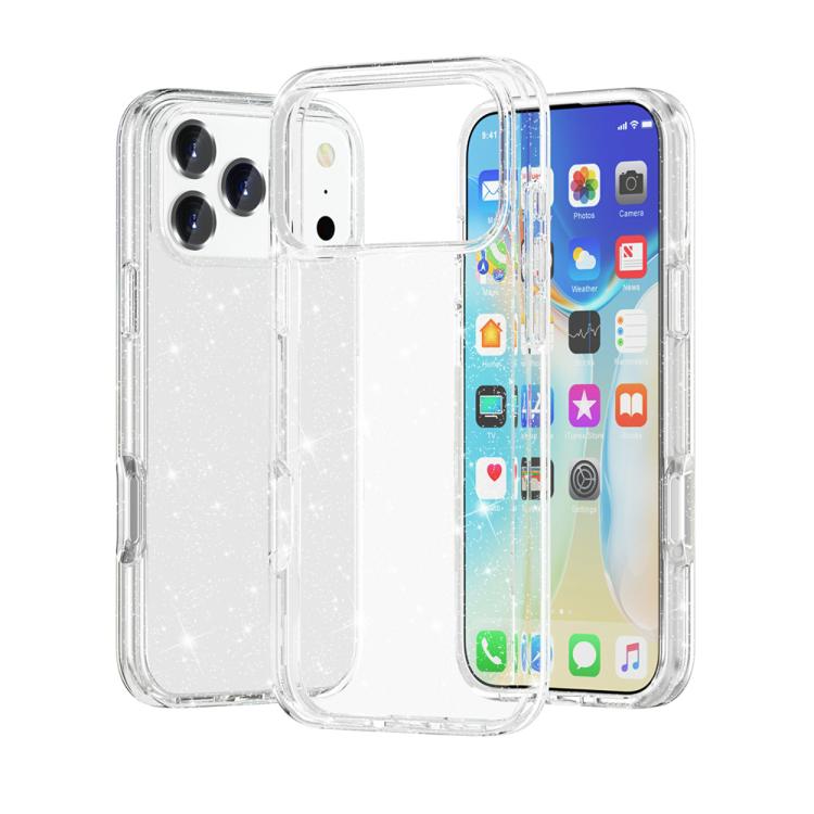 Capa de telemóvel resistente a choques com pó brilhante Terminator, para iPhone 17 Pro Max, para iPhone 17 Pro, para iPhone 17, para iPhone Air
