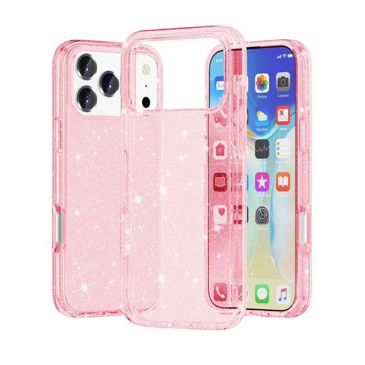 Capa de telemóvel resistente a choques com pó brilhante Terminator, para iPhone 17 Pro Max, para iPhone 17 Pro, para iPhone 17, para iPhone Air