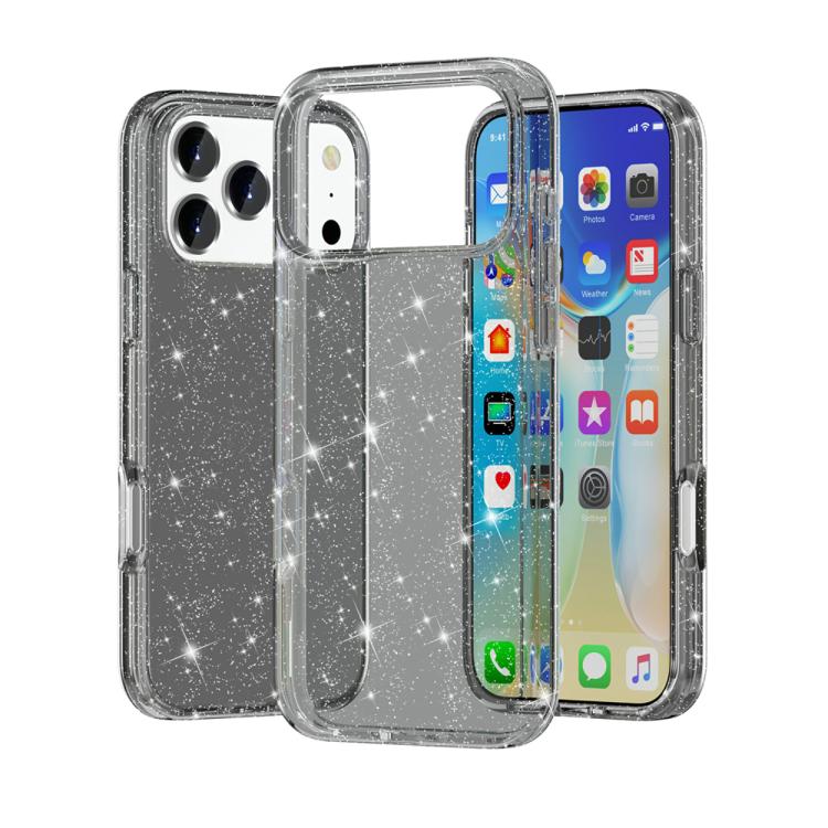 Capa de telemóvel resistente a choques com pó brilhante Terminator, para iPhone 17 Pro Max, para iPhone 17 Pro, para iPhone 17, para iPhone Air