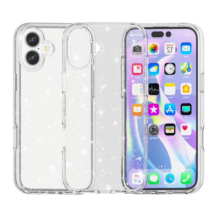 Capa de telemóvel resistente a choques com pó brilhante Terminator, para iPhone 17 Pro Max, para iPhone 17 Pro, para iPhone 17, para iPhone Air