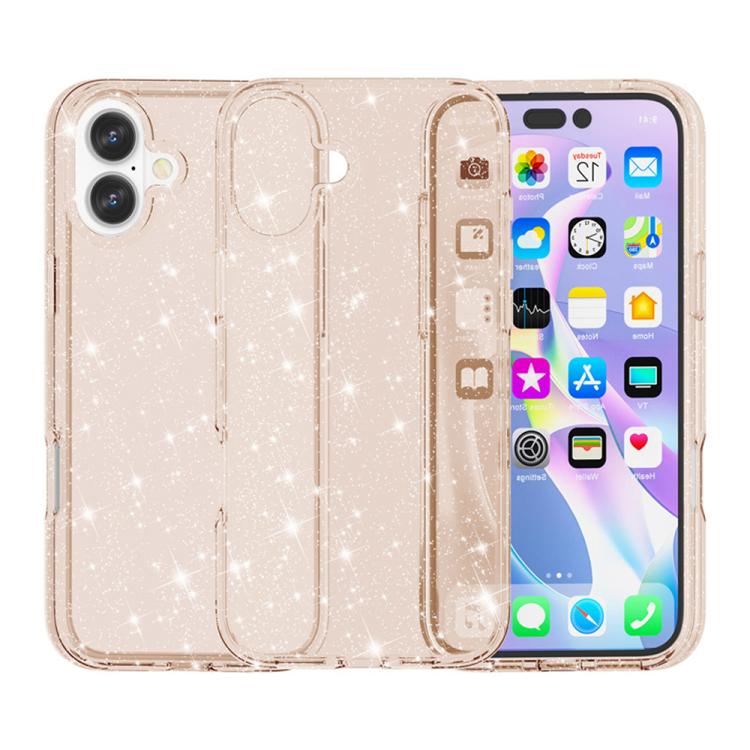Capa de telemóvel resistente a choques com pó brilhante Terminator, para iPhone 17 Pro Max, para iPhone 17 Pro, para iPhone 17, para iPhone Air
