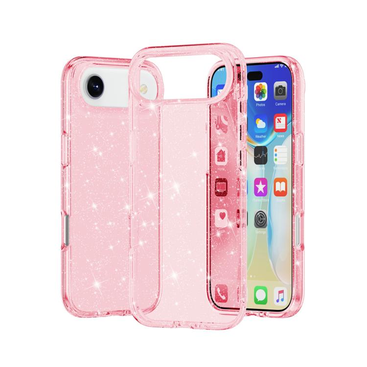Capa de telemóvel resistente a choques com pó brilhante Terminator, para iPhone 17 Pro Max, para iPhone 17 Pro, para iPhone 17, para iPhone Air