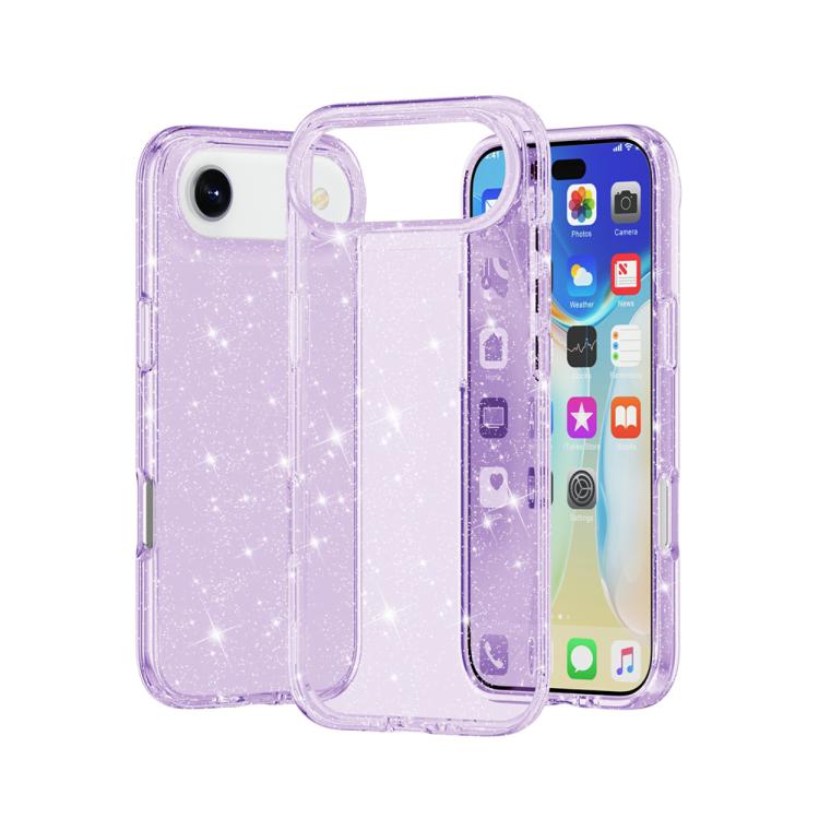 Capa de telemóvel resistente a choques com pó brilhante Terminator, para iPhone 17 Pro Max, para iPhone 17 Pro, para iPhone 17, para iPhone Air