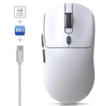 Rato Gaming Leve HXSJ T68 3 Modos com Fios 2.4G BT5.1 Sem Fios, T68
