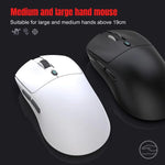 Rato Gaming Leve HXSJ T68 3 Modos com Fios 2.4G BT5.1 Sem Fios, T68