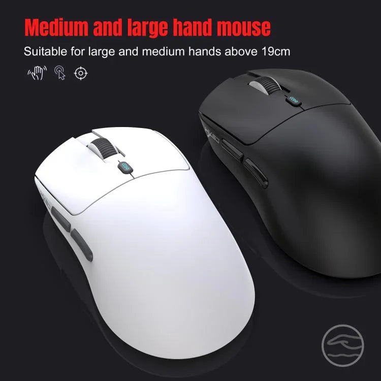 Rato Gaming Leve HXSJ T68 3 Modos com Fios 2.4G BT5.1 Sem Fios, T68