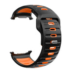 Correia de Relógio em Silicone Bicolor às Riscas, Para Samsung Galaxy Watch Ultra 47mm / Ultra 2025
