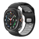 Correia de Relógio em Silicone Bicolor às Riscas, Para Samsung Galaxy Watch Ultra 47mm / Ultra 2025