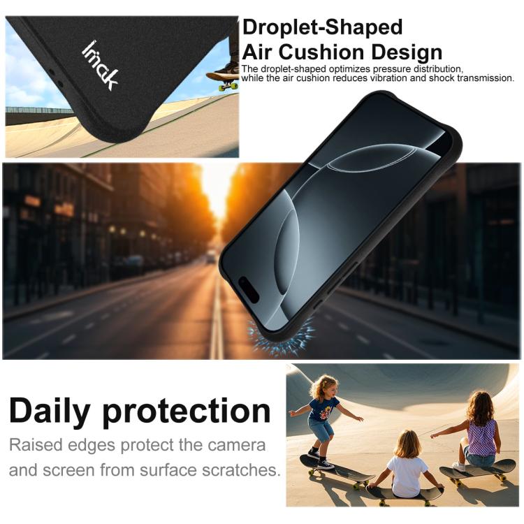Capa de telemóvel TPU com airbag resistente a choques imak, para iPhone 17 Pro Max, para iPhone 17 Pro, para iPhone 17, para iPhone Air