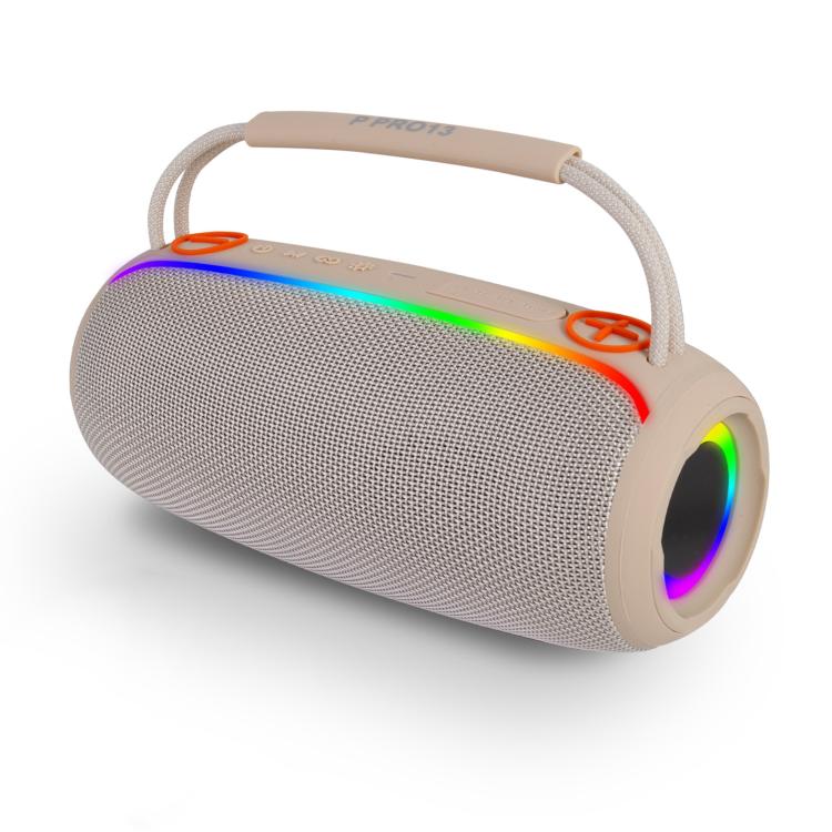 Colunas Sem Fios Portáteis PRO13 20W para Exterior IPX5 Barra de Som Estéreo Subwoofer RGB
