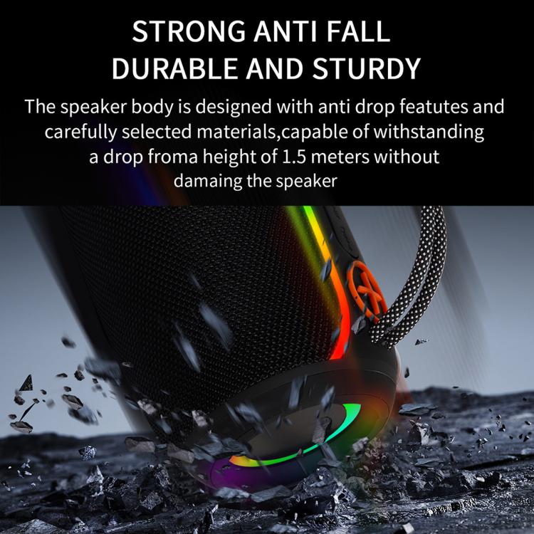Colunas Sem Fios Portáteis PRO13 20W para Exterior IPX5 Barra de Som Estéreo Subwoofer RGB