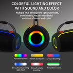 Colunas Sem Fios Portáteis PRO13 20W para Exterior IPX5 Barra de Som Estéreo Subwoofer RGB