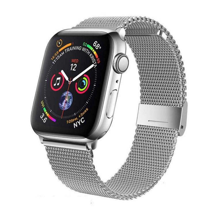 Pulseira de Relógio em Metal com Fivela Milanesa xDfind, Para Apple Watch 42 / 44 / 45 / 46 / 49mm, Para Apple Watch 38 / 40 / 41 / S10 42mm