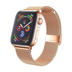 Pulseira de Relógio em Metal com Fivela Milanesa xDfind, Para Apple Watch 42 / 44 / 45 / 46 / 49mm, Para Apple Watch 38 / 40 / 41 / S10 42mm