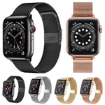 Pulseira de Relógio em Metal com Fivela Milanesa xDfind, Para Apple Watch 42 / 44 / 45 / 46 / 49mm, Para Apple Watch 38 / 40 / 41 / S10 42mm