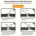 xDfind Buckle Metal Steel Mesh Watch Band, For Redmi Watch 3