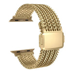 Pulseira de Relógio em Aço Inoxidável Magnética de Malha, Para Apple Watch 46mm / 49mm / 45mm / 44mm, Para Apple Watch 42mm / 41mm / 40mm / 38mm