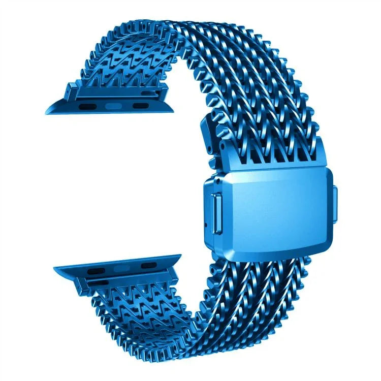 Pulseira de Relógio em Aço Inoxidável Magnética de Malha, Para Apple Watch 46mm / 49mm / 45mm / 44mm, Para Apple Watch 42mm / 41mm / 40mm / 38mm