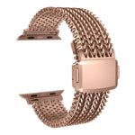 Pulseira de Relógio em Aço Inoxidável Magnética de Malha, Para Apple Watch 46mm / 49mm / 45mm / 44mm, Para Apple Watch 42mm / 41mm / 40mm / 38mm