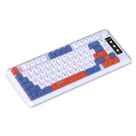 Teclado Fino com Luz RGB e Três Modos Sem Fios HXSJ L400 81 Teclas