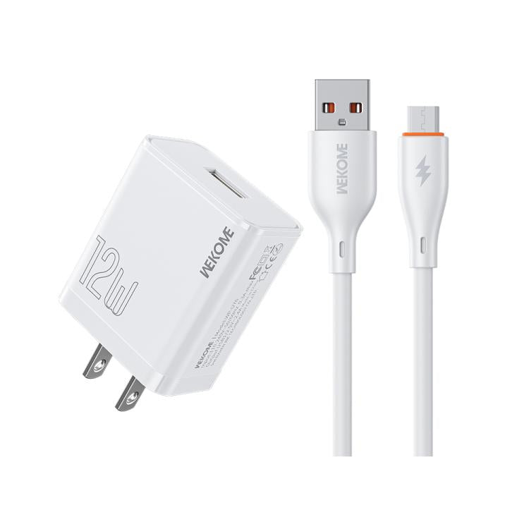 Conjunto de Carregador USB WK WP-U76 Kinkong 12W, Ficha UK, Ficha EUA, Ficha UE