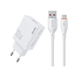 Conjunto de Carregador USB WK WP-U76 Kinkong 12W, Ficha UK, Ficha EUA, Ficha UE