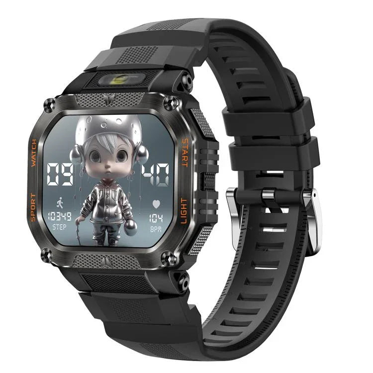 Relógio Inteligente Desportivo HT34 Ecrã IPS 1,75 polegadas 3ATM para Exterior com Bluetooth