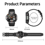KC91 Ecrã IPS de 1,39 polegadas Relógio Inteligente GPS Outdoor 3ATM com Lanterna