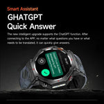 KC91 Ecrã IPS de 1,39 polegadas Relógio Inteligente GPS Outdoor 3ATM com Lanterna