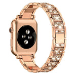 Pulseira de Relógio em Aço Inoxidável com Joias de Diamante xDfind, Para Apple Watch 42 / 44 / 45 / 46 / 49mm, Para Apple Watch 38 / 40 / 41 / S10 42mm