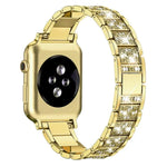 Pulseira de Relógio em Aço Inoxidável com Joias de Diamante xDfind, Para Apple Watch 42 / 44 / 45 / 46 / 49mm, Para Apple Watch 38 / 40 / 41 / S10 42mm