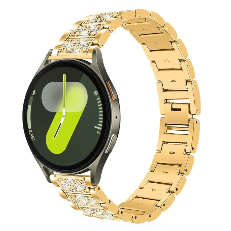 xDfind Diamond Jewelry Stainless Steel Watch Band, For Samsung Galaxy Watch Ultra / Ultra 2025, For Samsung Galaxy Watch8 / Watch8 Classic, For Samsung Galaxy Watch7 / FE / 6 / 5 / 4, For Samsung Galaxy Fit3